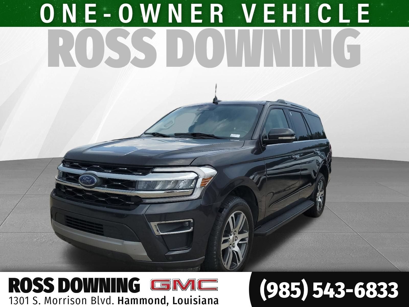 2024 Ford Expedition Limited in Gray — front three-quarter view