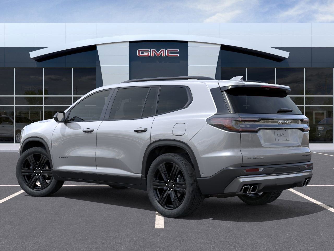 2026 GMC Acadia — rear three-quarter view