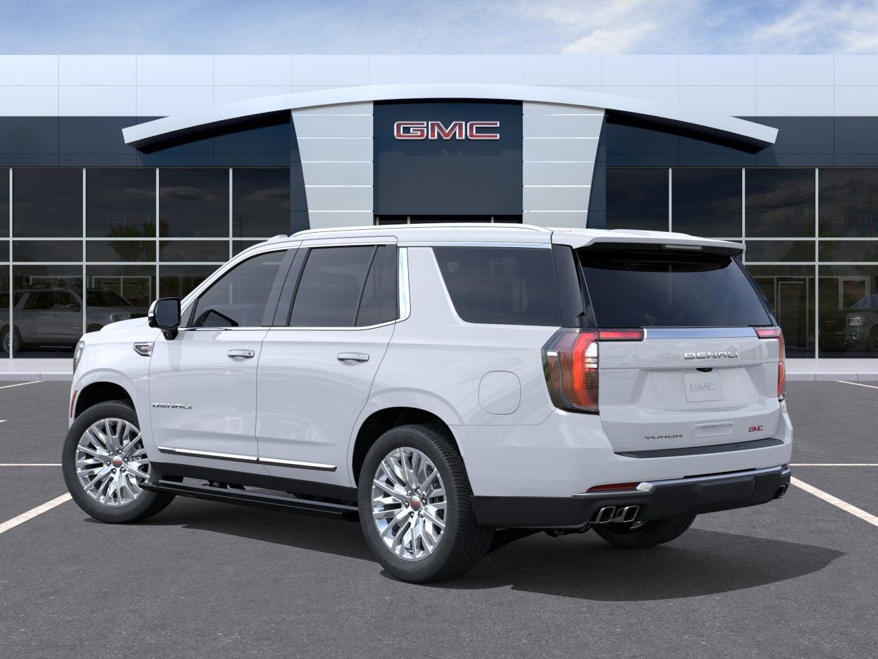 2026 GMC Yukon — rear three-quarter view