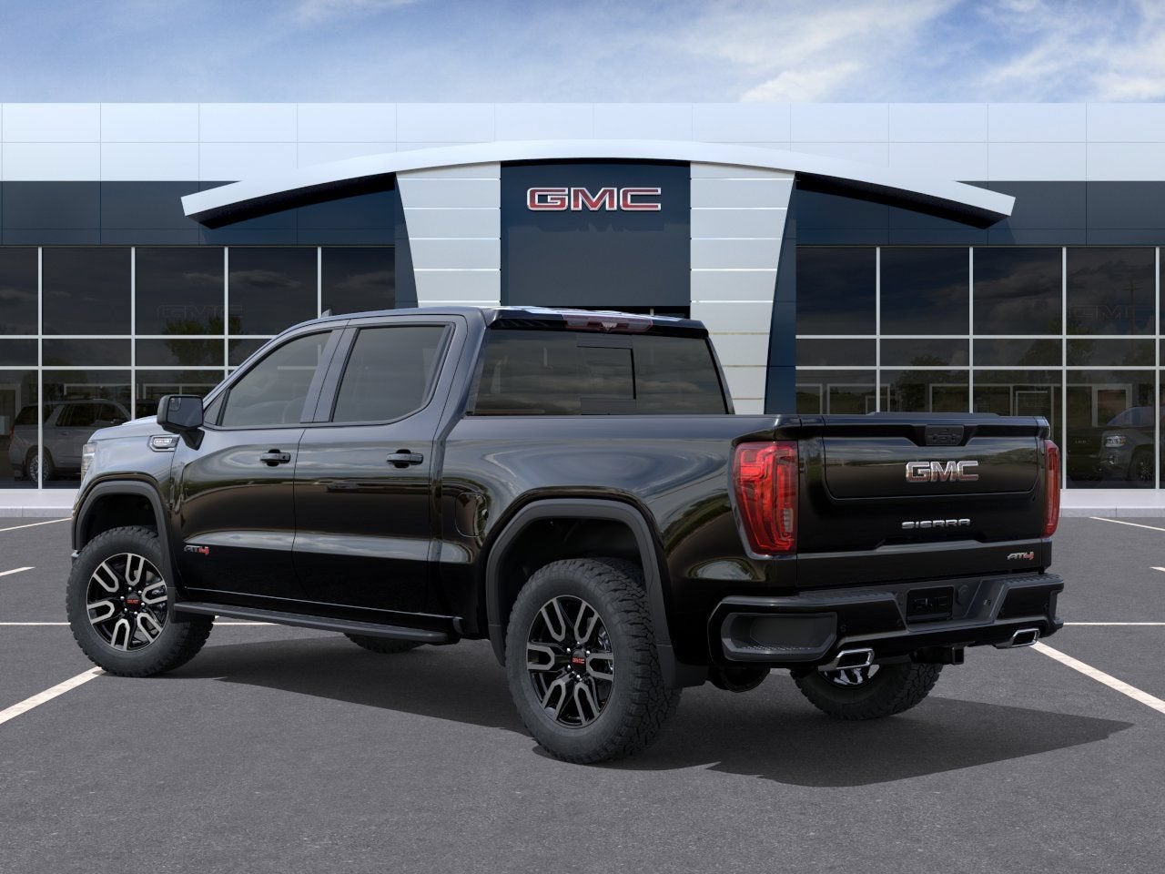 2026 GMC Sierra 1500 — rear three-quarter view