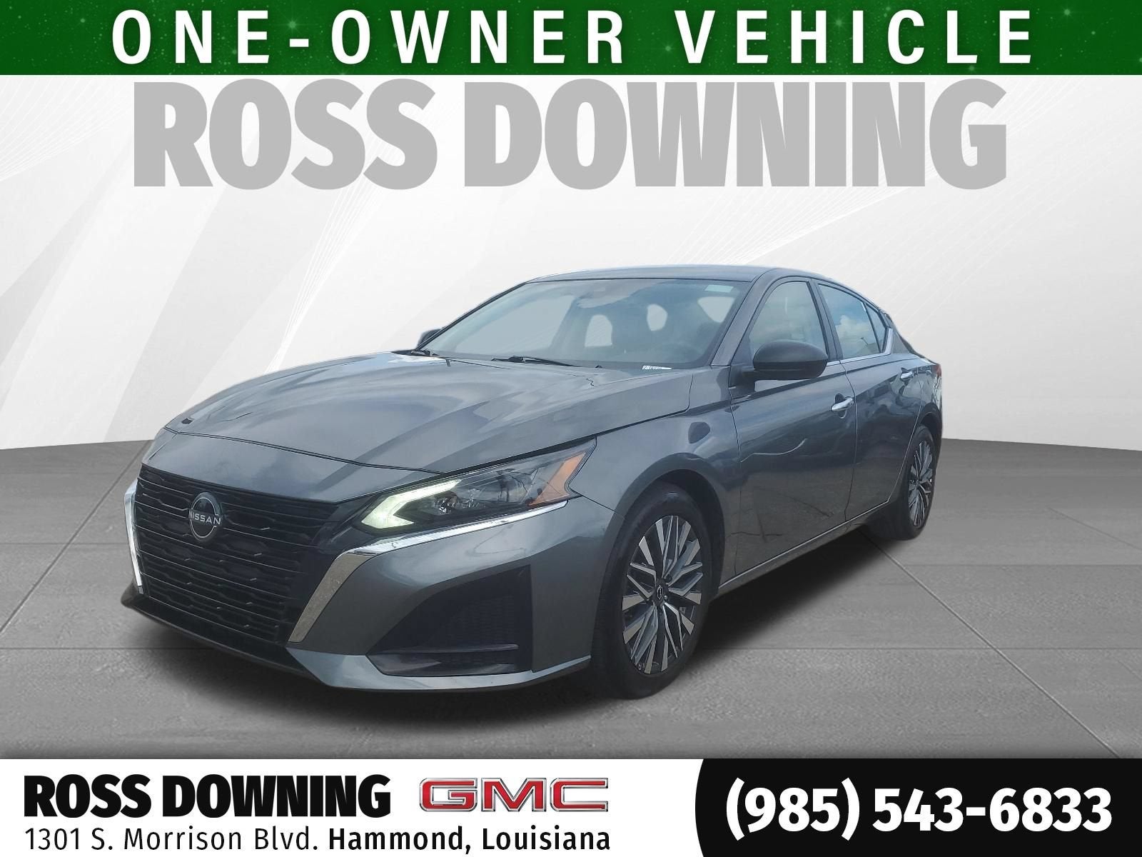 2025 Nissan Altima SV FWD in Gray — front three-quarter view