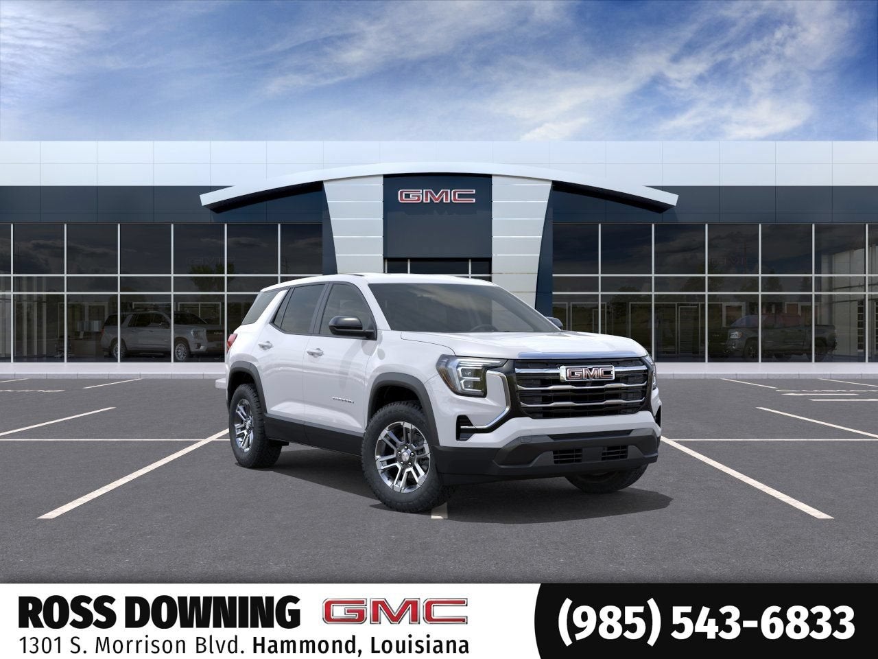 2027 GMC Terrain FWD Elevation in Summit White — front three-quarter view