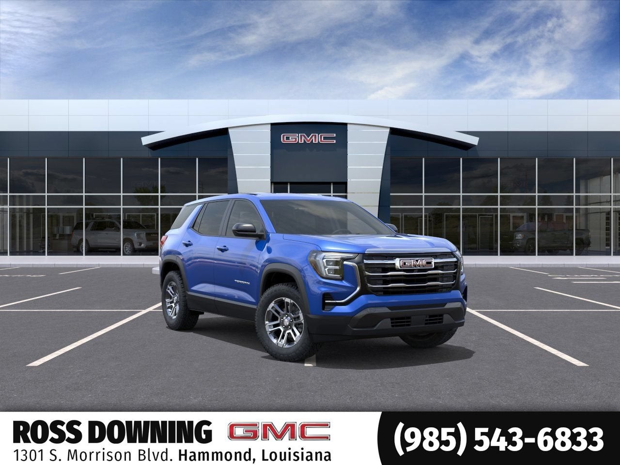 2027 GMC Terrain FWD Elevation in Rapids Metallic — front three-quarter view