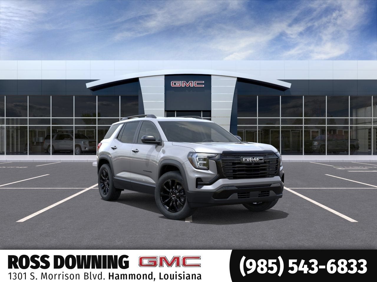 2027 GMC Terrain FWD Elevation in Sterling Metallic — front three-quarter view