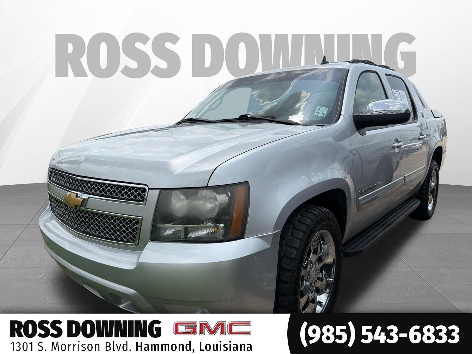 2013 Chevrolet Avalanche LT in Silver Ice Metallic — front three-quarter view